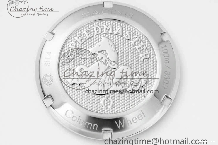 1227 SportInspired Speedmaster Racing Master SS HKF Best Edition Blue Black Dial on Black Rubber Strap A 7817